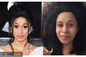 cardi b no makeup