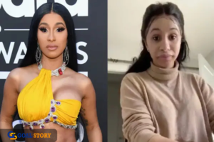 cardi b no makeup